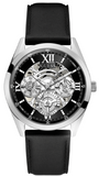 Buy Shop Guess Tailor Multifunction Black Dial Black Leather Strap Watch for Men - GW0389G1 USA Online
