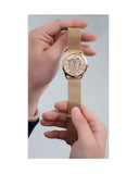 Buy Shop Guess Tailor Multifunction Gold Dial Gold Mesh Bracelet Watch for Men - GW0368G2 USA Online