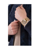 Buy Shop Guess Tailor Multifunction Gold Dial Gold Mesh Bracelet Watch for Men - GW0368G2 USA Online