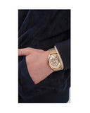 Buy Shop Guess Tailor Multifunction Gold Dial Gold Mesh Bracelet Watch for Men - GW0368G2 USA Online