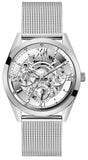 Buy Shop Guess Tailor Multifunction Silver Dial Silver Mesh Bracelet Watch for Men - GW0368G1 USA Online