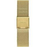 Buy Shop Guess Tapestry Diamonds Gold Dial Gold Mesh Bracelet Watch for Women - GW0354L2 USA Online