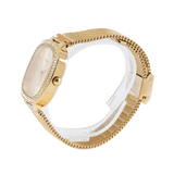 Buy Shop Guess Tapestry Diamonds Gold Dial Gold Mesh Bracelet Watch for Women - GW0354L2 USA Online