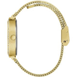 Buy Shop Guess Tapestry Diamonds Gold Dial Gold Mesh Bracelet Watch for Women - GW0354L2 USA Online