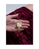 Buy Shop Guess Tapestry Diamonds Rose Gold Dial Rose Gold Mesh Bracelet Watch for Women - GW0354L3 USA Online