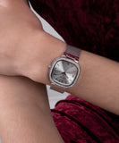 Buy Shop Guess Tapestry Diamonds Silver Dial Silver Mesh Bracelet Watch for Women - GW0354L1 USA Online