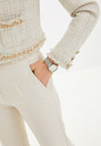 Buy Shop Guess Tapestry Diamonds Silver Dial Silver Mesh Bracelet Watch for Women - GW0354L1 USA Online