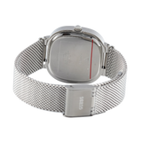 Buy Shop Guess Tapestry Diamonds Silver Dial Silver Mesh Bracelet Watch for Women - GW0354L1 USA Online