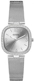 Buy Shop Guess Tapestry Diamonds Silver Dial Silver Mesh Bracelet Watch for Women - GW0354L1 USA Online