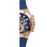 Buy Shop Guess Third Gear Analog Blue Dial Blue Rubber Strap Watch for Men - GW0334G3 USA Online