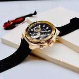 Buy Shop Guess Third Gear Multifunction Black Dial Black Rubber Strap Watch for Men - GW0334G2 USA Online