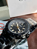 Buy Shop Guess Track Black Dial Black Steel Strap Watch for Men - GW0426G3 USA Online
