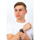 Buy Shop Guess Track Black Dial Black Steel Strap Watch for Men - GW0426G3 USA Online