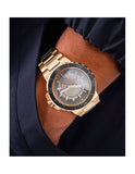 Buy Shop Guess Track Grey Dial Gold Steel Strap Watch for Men - GW0426G2 USA Online