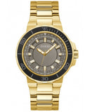 Buy Shop Guess Track Grey Dial Gold Steel Strap Watch for Men - GW0426G2 USA Online