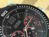 Buy Shop Guess Tread Black Dial Black Rubber Strap Watch for Men - W0967G1 USA Online