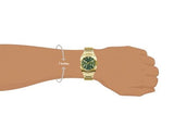 Buy Shop Guess Trend Analog Green Dial Gold Steel Strap Watch For Men - GW0624G2 USA Online