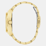 Buy Shop Guess Trend Analog Green Dial Gold Steel Strap Watch For Men - GW0624G2 USA Online