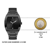 Buy Shop Guess Trend Black Dial Black Steel Strap Watch for Men - GW0387G3 USA Online