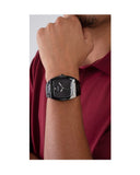 Buy Shop Guess Trend Black Dial Black Steel Strap Watch for Men - GW0387G3 USA Online