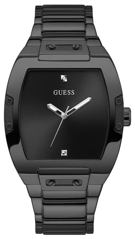 Buy Shop Guess Trend Black Dial Black Steel Strap Watch for Men - GW0387G3 USA Online