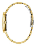 Buy Shop Guess Trend Diamonds Gold Dial Gold Steel Strap Watch for Women - GW0512L2 USA Online
