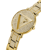 Buy Shop Guess Trend Diamonds Gold Dial Gold Steel Strap Watch for Women - GW0512L2 USA Online
