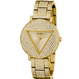 Buy Shop Guess Trend Diamonds Gold Dial Gold Steel Strap Watch for Women - GW0512L2 USA Online