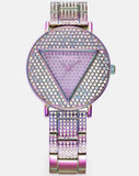 Buy Shop Guess Trend Diamonds Purple Dial Purple Steel Strap Watch for Women - GW0512L4 USA Online