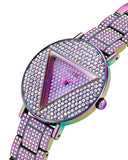 Buy Shop Guess Trend Diamonds Purple Dial Purple Steel Strap Watch for Women - GW0512L4 USA Online