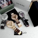 Buy Shop Guess Trend Diamonds Rose Gold Dial Rose Gold Steel Strap Watch for Women - GW0512L3 USA Online