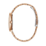 Buy Shop Guess Trend Diamonds Rose Gold Dial Rose Gold Steel Strap Watch for Women - GW0512L3 USA Online