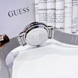 Buy Shop Guess Trend Diamonds Silver Dial Silver Steel Strap Watch for Women - GW0512L1 USA Online