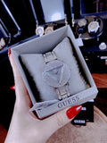 Buy Shop Guess Trend Diamonds Silver Dial Silver Steel Strap Watch for Women - GW0512L1 USA Online