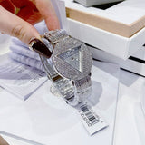Buy Shop Guess Trend Diamonds Silver Dial Silver Steel Strap Watch for Women - GW0512L1 USA Online