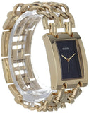 Buy Shop Guess Trend Multi Chain Black Dial Gold Steel Strap Watch for Women - U1117L5 USA Online