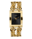 Buy Shop Guess Trend Multi Chain Black Dial Gold Steel Strap Watch for Women - U1117L5 USA Online