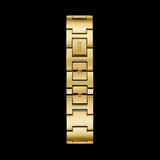 Buy Shop Guess Tri Glitz Quartz Diamonds Gold Dial Gold Mesh Bracelet Watch For Women - W1142L2 USA Online