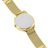 Buy Shop Guess Tri Glitz Quartz Diamonds Gold Dial Gold Mesh Bracelet Watch For Women - W1142L2 USA Online