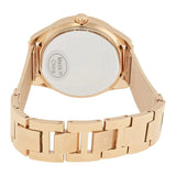 Buy Shop Guess Tri Glitz Quartz Diamonds Rose Gold Dial Rose Gold Mesh Bracelet Watch For Women - W1142L4 USA Online