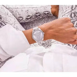 Buy Shop Guess Tri Glitz Quartz Silver Dial Silver Mesh Bracelet Watch For Women - W1142L1 USA Online
