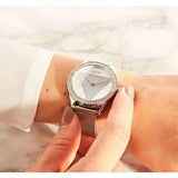 Buy Shop Guess Tri Glitz Quartz Silver Dial Silver Mesh Bracelet Watch For Women - W1142L1 USA Online