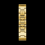 Buy Shop Guess Tri Glitz Quartz Diamonds Gold Dial Gold Mesh Bracelet Watch For Women - W1142L2 USA Online