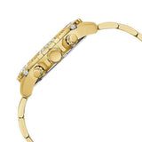 Buy Shop Guess Trophy Diamonds Black Dial Gold Steel Strap Watch for Men - GW0390G2 USA Online