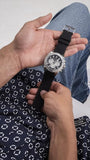 Buy Shop Guess Trophy Multifunction Black Dial Black Rubber Strap Watch for Men - GW0333G1 USA Online