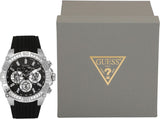 Buy Shop Guess Trophy Multifunction Black Dial Black Rubber Strap Watch for Men - GW0333G1 USA Online