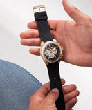 Buy Shop Guess Trophy Multifunction Black Dial Black Rubber Strap Watch for Men - GW0333G2 USA Online