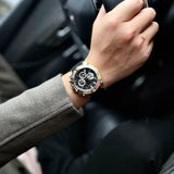 Buy Shop Guess Trophy Multifunction Black Dial Black Rubber Strap Watch for Men - GW0333G2 USA Online