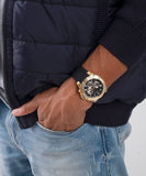 Buy Shop Guess Trophy Multifunction Black Dial Black Rubber Strap Watch for Men - GW0333G2 USA Online