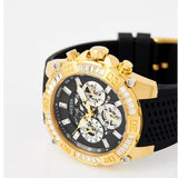Buy Shop Guess Trophy Multifunction Black Dial Black Rubber Strap Watch for Men - GW0333G2 USA Online